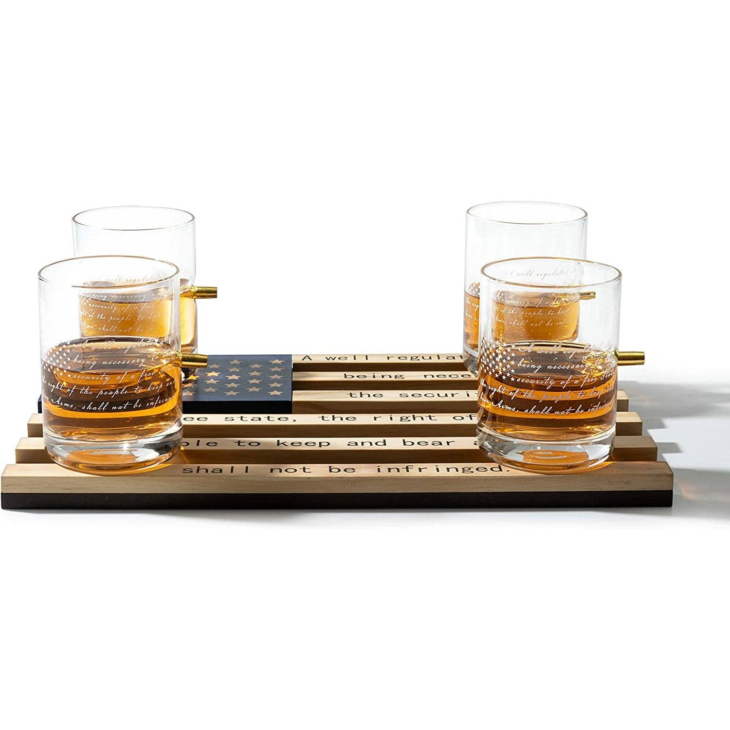 Hardwood Whiskey Glass