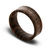 Whiskey barrel wood and deer antler wedding band