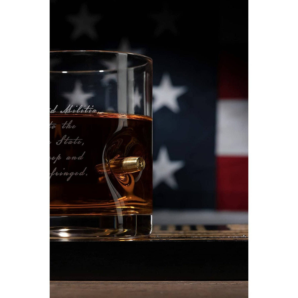 2nd Amendment Decanter Whiskey Glass Gift Set