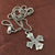 Men's Sterling Silver Necklace Featuring an Anglican Cross Formed from an Antique Original, SS-012