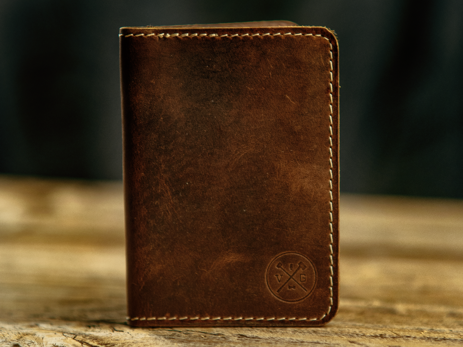 buffalo leather passport journal