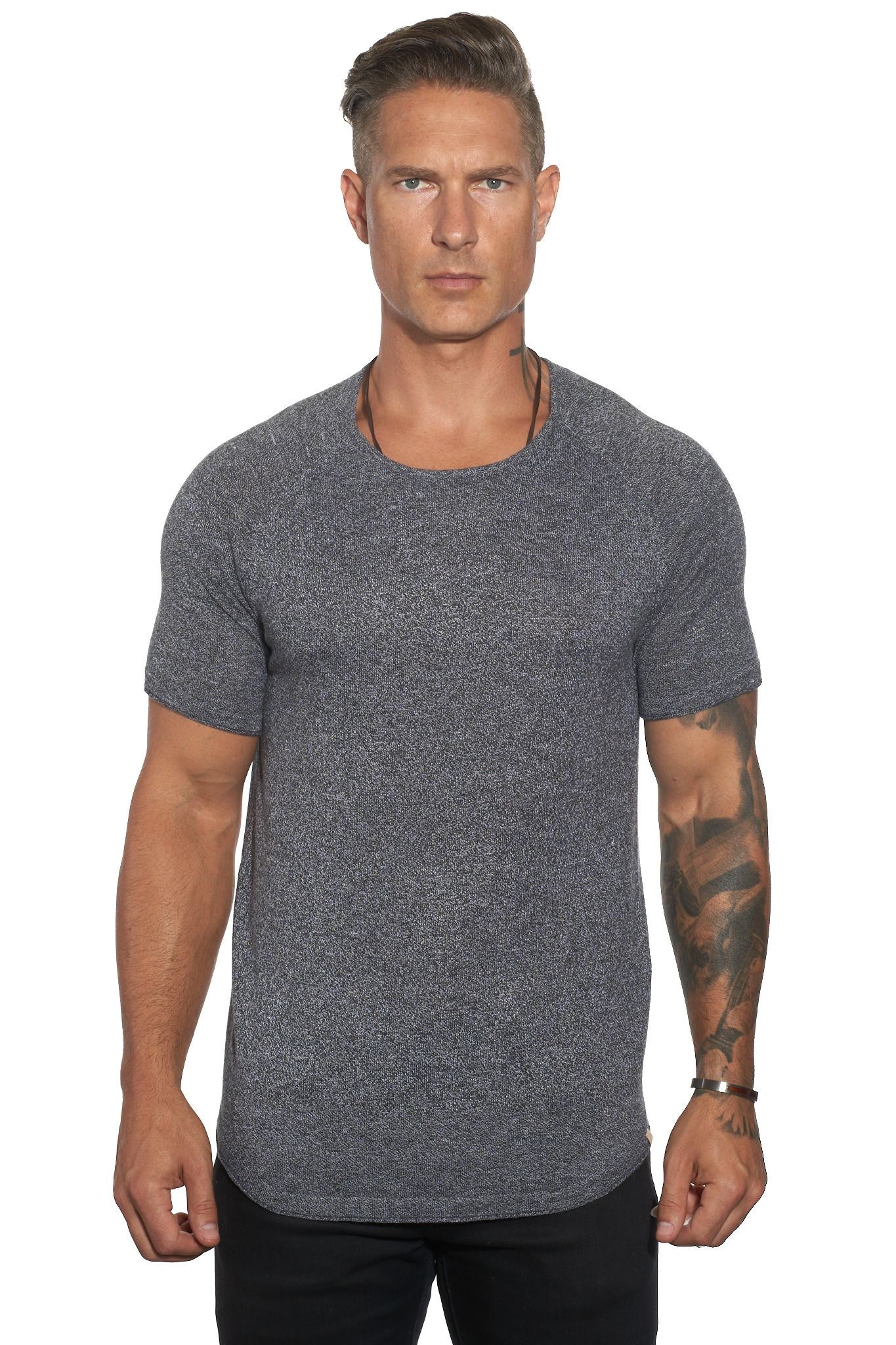 Fitted short sleeve sweater hotsell