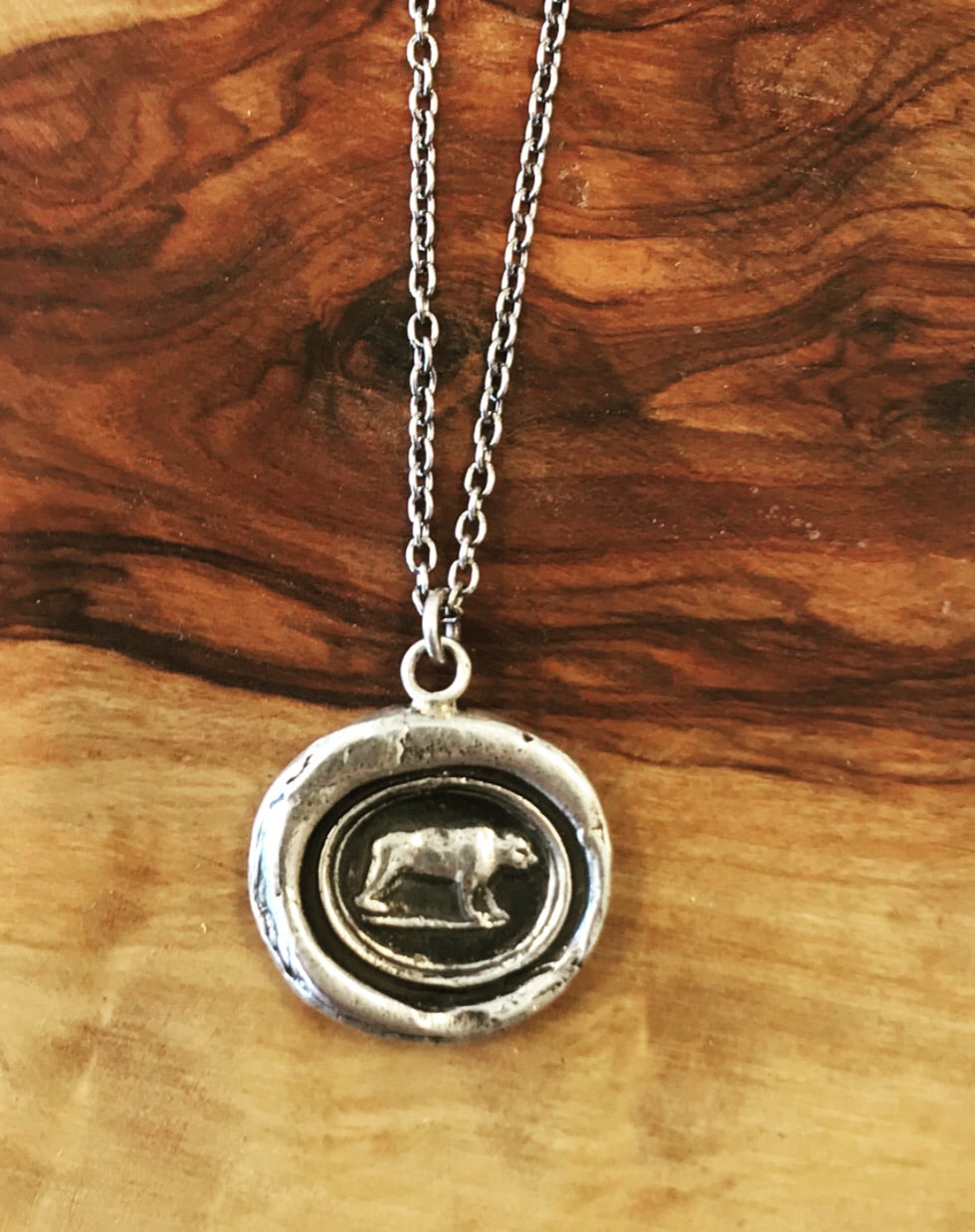 2017 Benny Bear Pendant in Sterling Silver