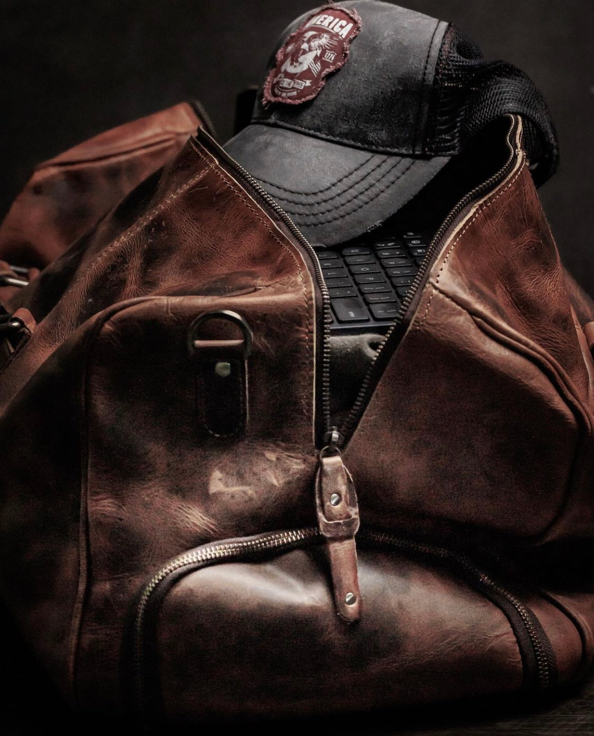 Dakota Purse - Buffalo Leather - Made in USA