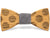 wooden bow tie