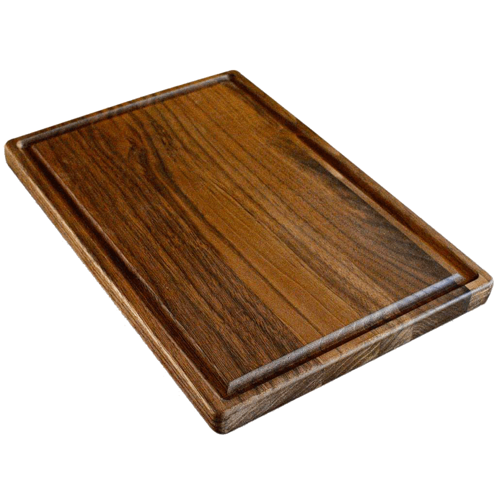 Virginia Boys Kitchens Cutting Board 8 x 12 Small Walnut Cutting Board with Juice Groove